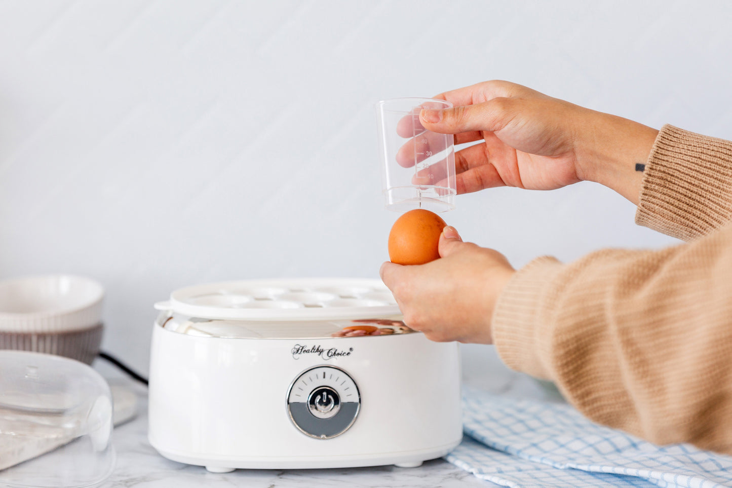Electric Egg Steamer, Fits 7 Eggs & Cooked Perfectly V196-SE70