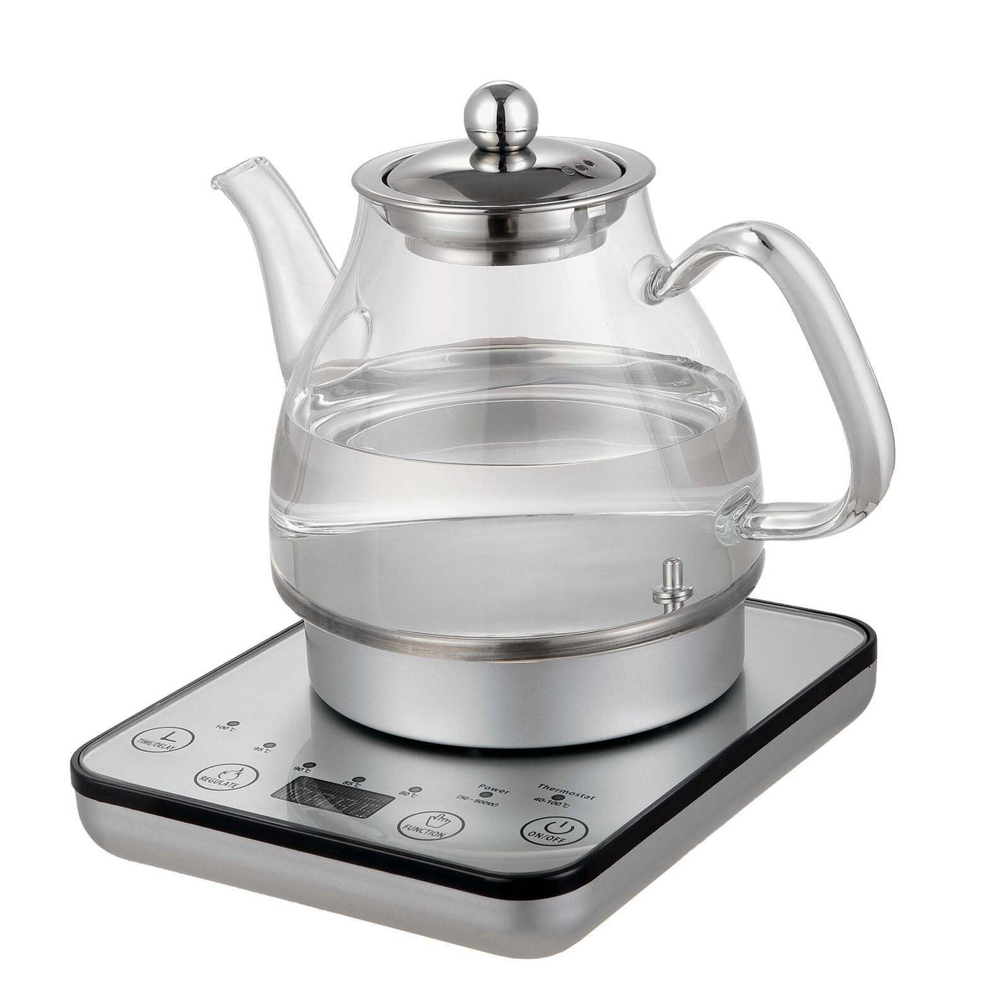 1.2L Digital Glass Kettle w/ Electric Tea Pot & Infuser 800W V196-SK200