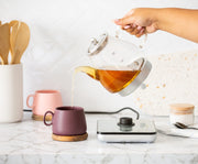 1.2L Digital Glass Kettle w/ Electric Tea Pot & Infuser 800W V196-SK200