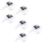 Solar Multipurpose Light (6-Piece, White) w/ Screw & Mount, Energy-Saving V196-SL7X6