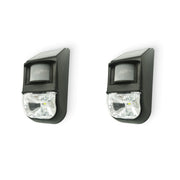 Solar-Powered Motion Sensor Light (2-Piece), Detects Motion, Rechargeable V196-SL8X2