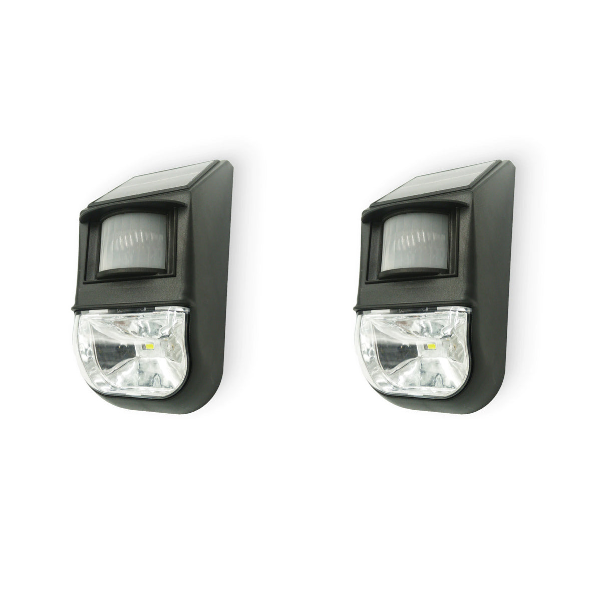 Solar-Powered Motion Sensor Light (2-Piece), Detects Motion, Rechargeable V196-SL8X2