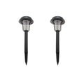 Lenoxx Wireless Solar-Powered Mosquito Killer Lamp (2-Piece, Black) V196-SL9X2