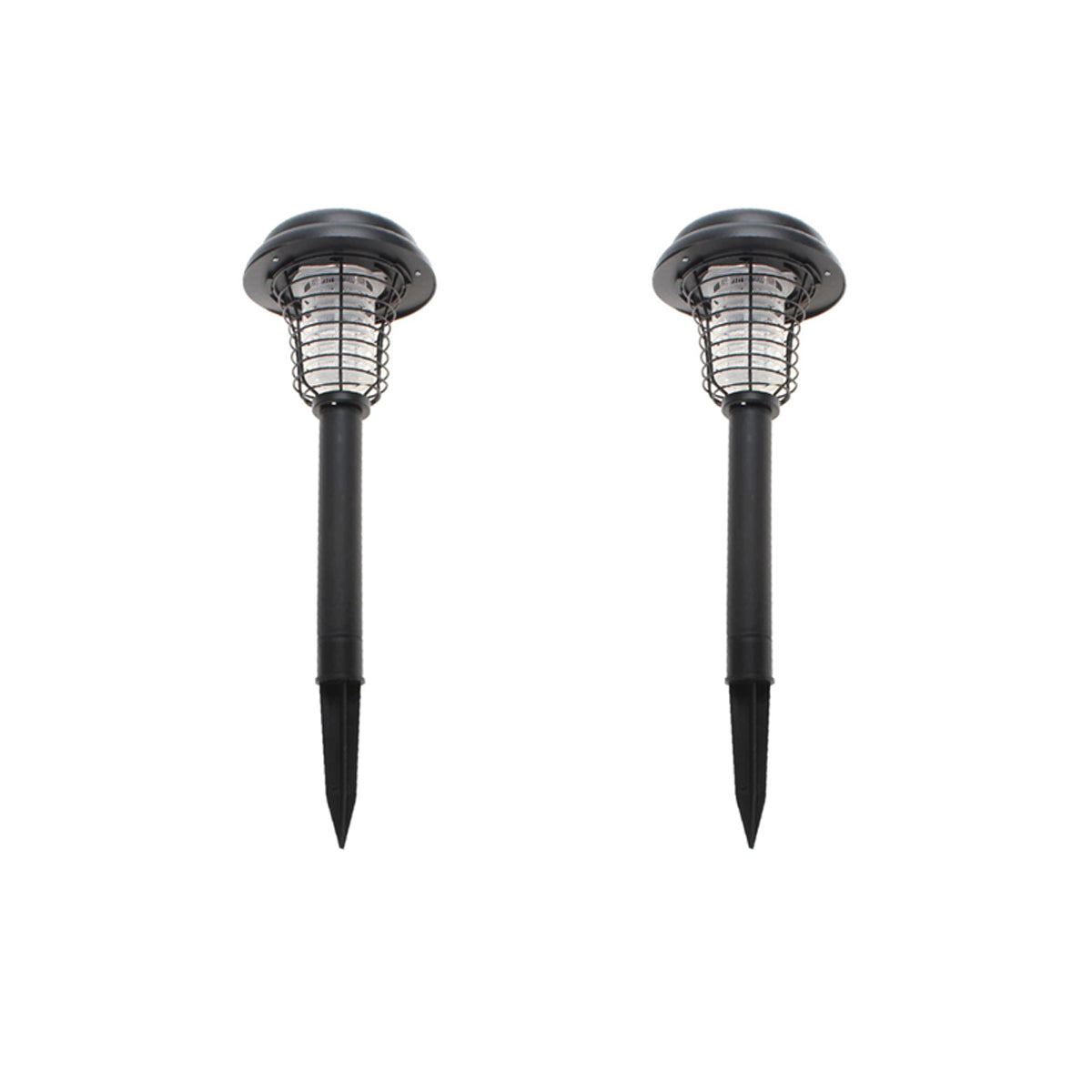 Lenoxx Wireless Solar-Powered Mosquito Killer Lamp (2-Piece, Black) V196-SL9X2