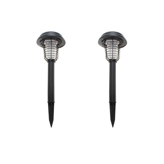 Lenoxx Wireless Solar-Powered Mosquito Killer Lamp (2-Piece, Black) V196-SL9X2