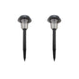 Lenoxx Wireless Solar-Powered Mosquito Killer Lamp (2-Piece, Black) V196-SL9X2