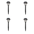 Lenoxx Wireless Solar-Powered Mosquito Killer Lamp (4-Piece, Black) V196-SL9X4