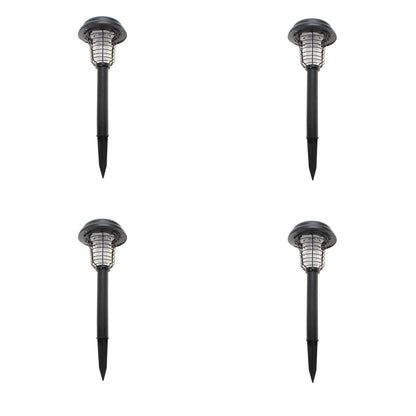 Lenoxx Wireless Solar-Powered Mosquito Killer Lamp (4-Piece, Black) V196-SL9X4