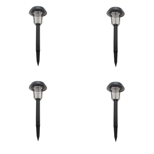 Lenoxx Wireless Solar-Powered Mosquito Killer Lamp (4-Piece, Black) V196-SL9X4