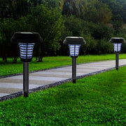 Lenoxx Wireless Solar-Powered Mosquito Killer Lamp (4-Piece, Black) V196-SL9X4