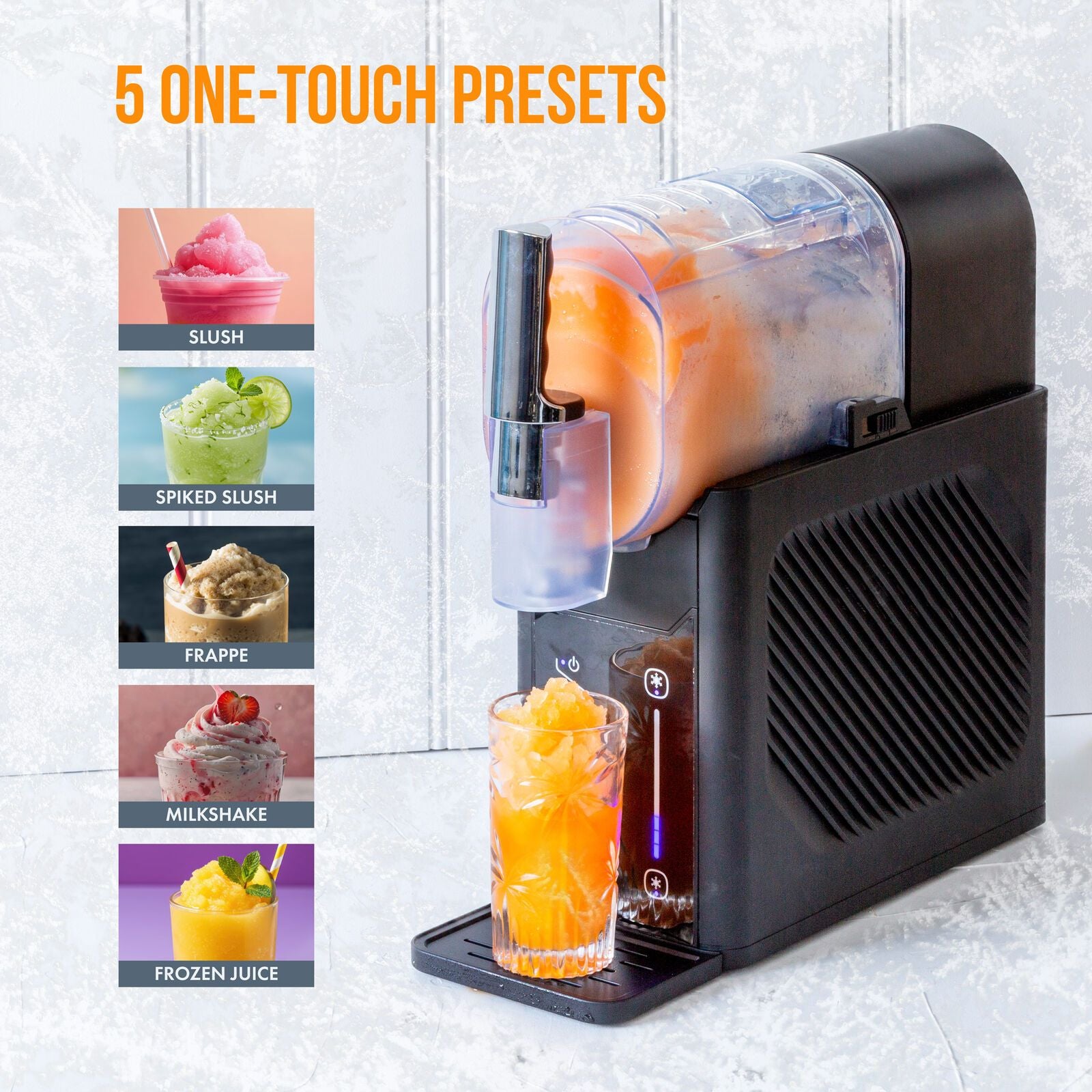 200W Slushie Maker, 2L Capacity, One Touch Control with 5 Preset Programs V196-SM2000