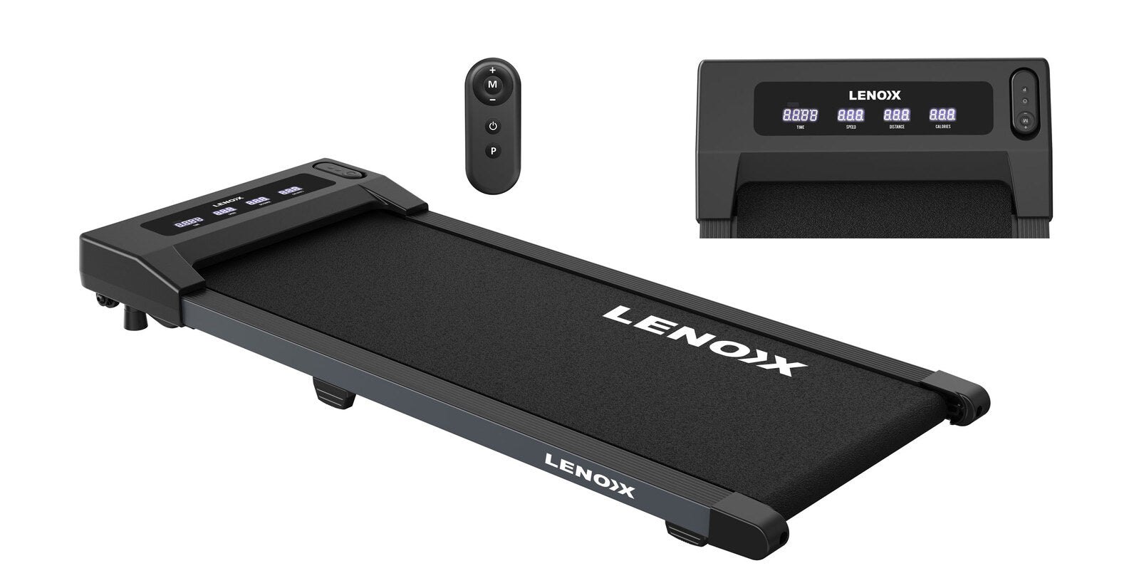 1.5 HP 52cm Electric Walking Pad Treadmill with Remote Control and Display Screen V196-TM111