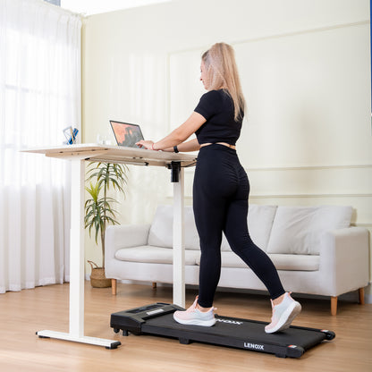 1.5 HP 52cm Electric Walking Pad Treadmill with Remote Control and Display Screen V196-TM111