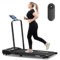 2HP 52cm Walking Pad Treadmill w/ Remote, Foldable Handrail, and Tablet Holder V196-TM2000