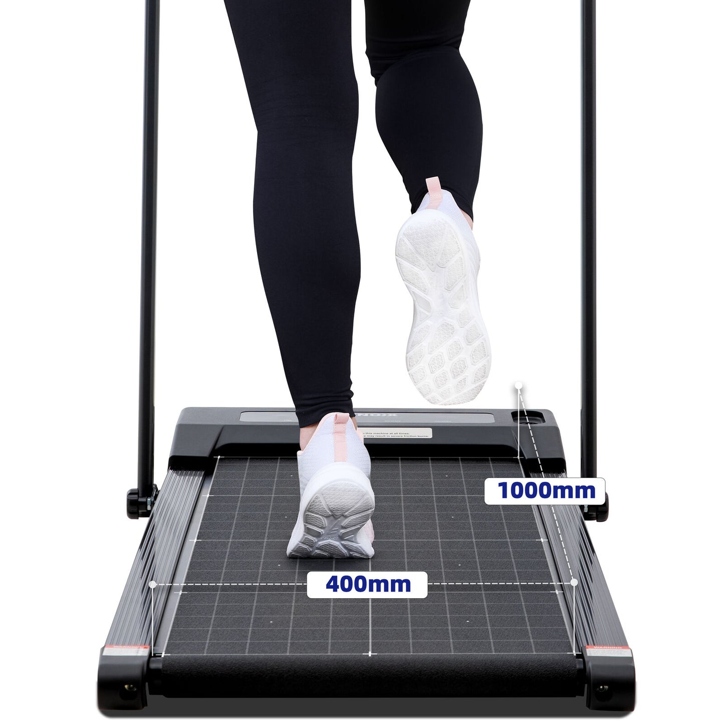 2HP 52cm Walking Pad Treadmill w/ Remote, Foldable Handrail, and Tablet Holder V196-TM2000