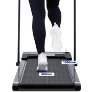 2HP 52cm Walking Pad Treadmill w/ Remote, Foldable Handrail, and Tablet Holder V196-TM2000