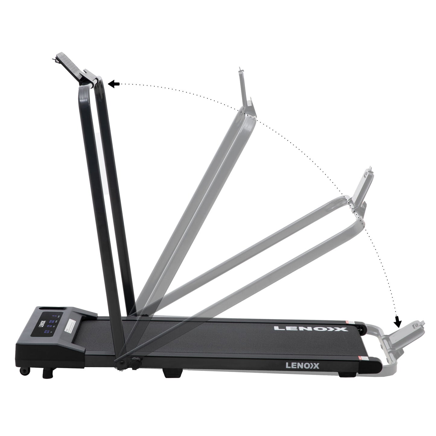 2HP 52cm Walking Pad Treadmill w/ Remote, Foldable Handrail, and Tablet Holder V196-TM2000