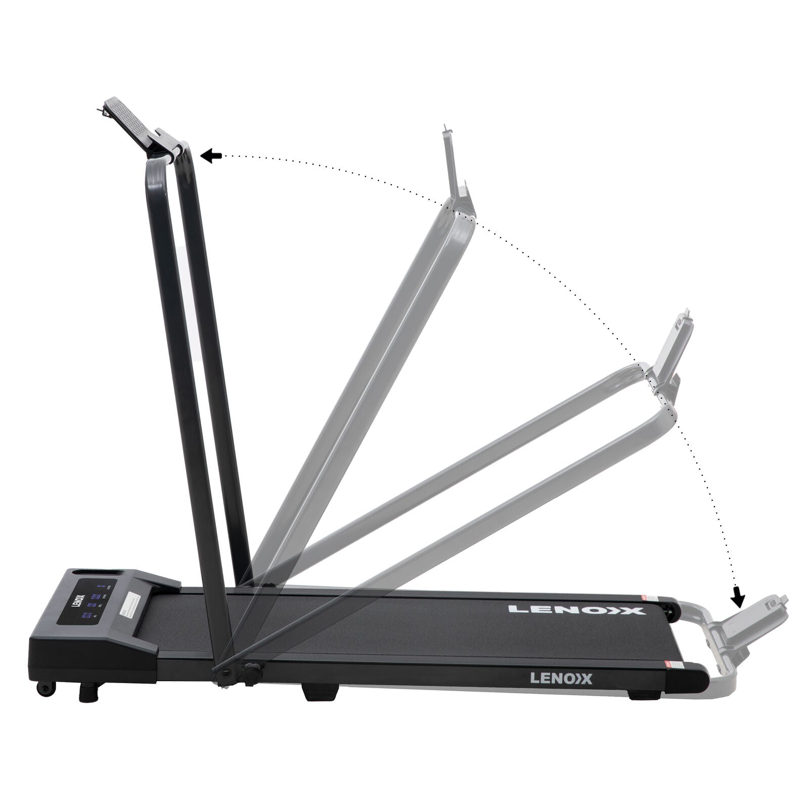 2HP 52cm Walking Pad Treadmill w/ Remote, Foldable Handrail, and Tablet Holder V196-TM2000