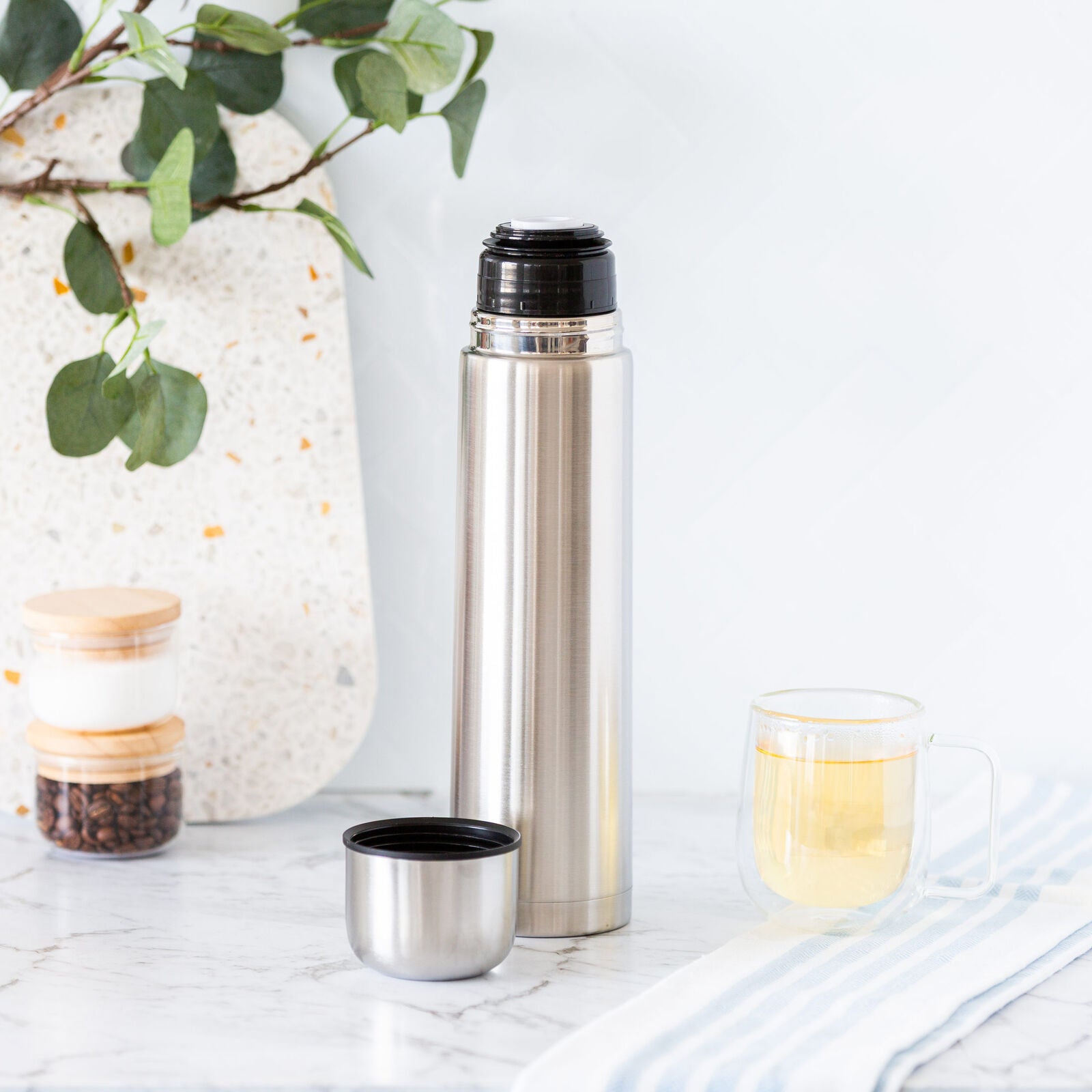1L Stainless Steel Vacuum Flask Insulated Drink Container V196-VF1000