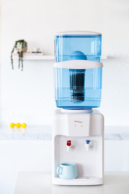 Water Cooler, Hot Water Dispenser with Activated Carbon Filtration V196-WC240