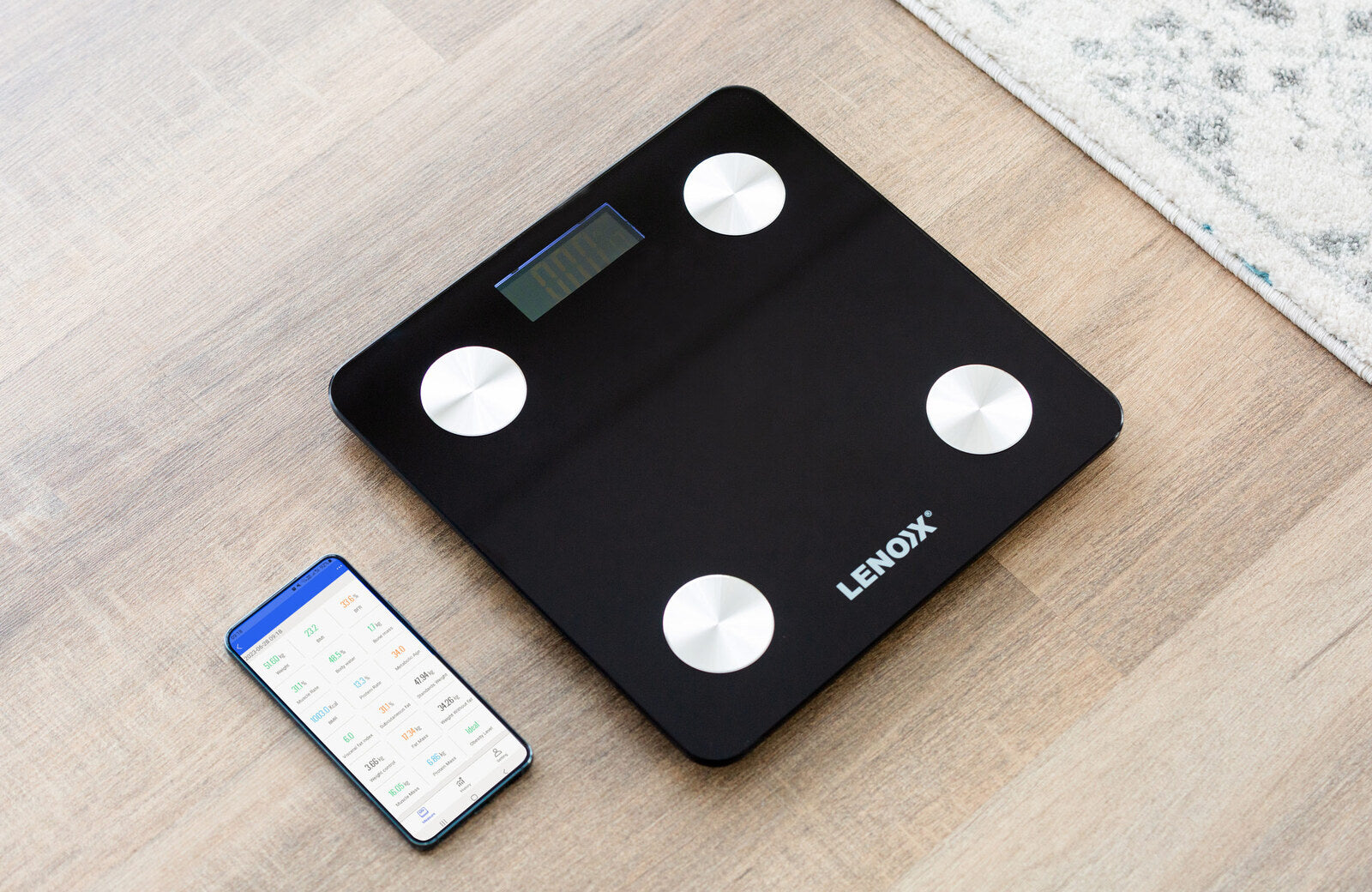 Smart Body ScaleSmart Body Scale w/ Bluetooth, LED, Weight Tracking & Recording V196-WS130