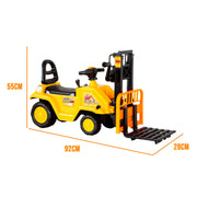 Kids Manual Forklift Ride-On with Working Mast Lift and Pallet V196-YD1003