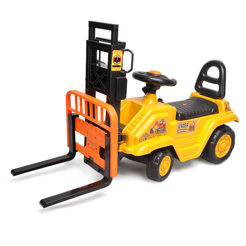 Kids Manual Forklift Ride-On with Working Mast Lift and Pallet V196-YD1003