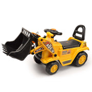 Ride-on Children's Digger (Yellow) w/ Interactive Gear Stick & Scoop V196-YD1004