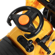 Ride-on Children's Digger (Yellow) w/ Interactive Gear Stick & Scoop V196-YD1004