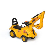 Ride-on Children's Excavator (Yellow) w/ Dual Operation Levers to Scoop V196-YD1007