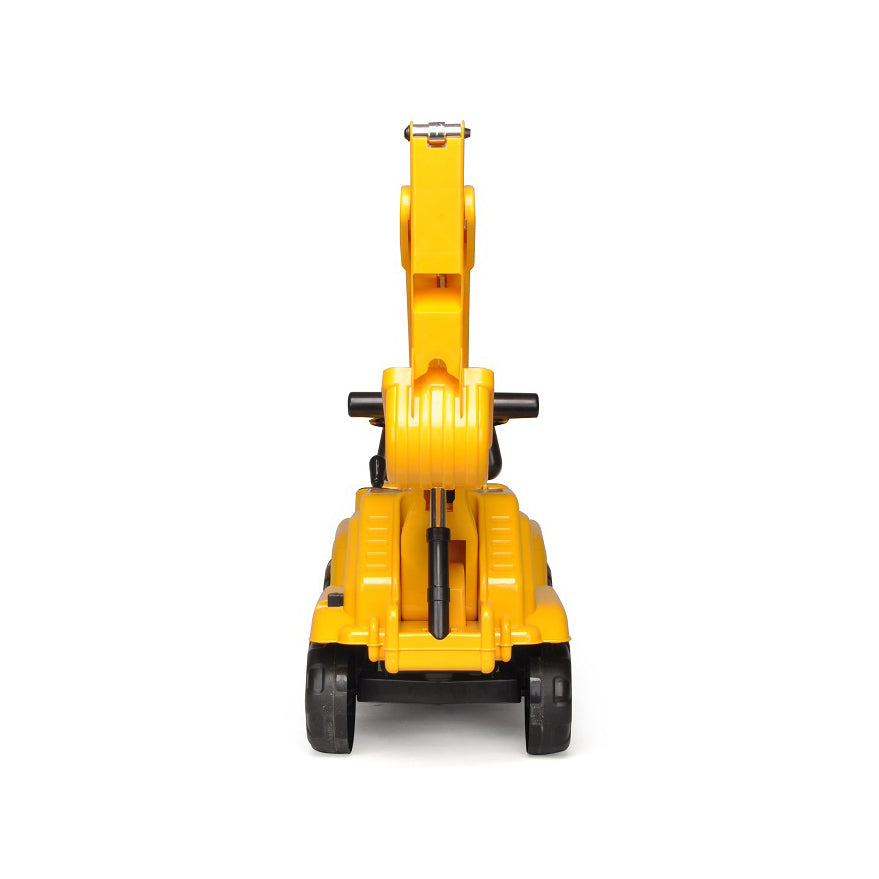 Ride-on Children's Excavator (Yellow) w/ Dual Operation Levers to Scoop V196-YD1007