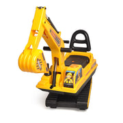 Ride-on Children's Excavator w/ Sturdy Track and Dual Operation Levers to Scoop V196-YD2001