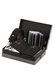 3-PIECE BELT & WALLET & CARD HOLDER SET V197-MCW1324
