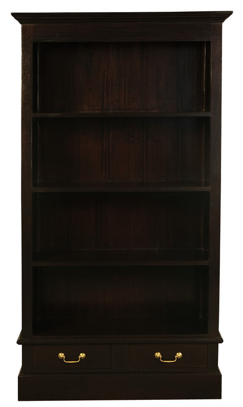 Tasmania 2 Drawer Bookcase (Chocolate) V199-BC002PNC