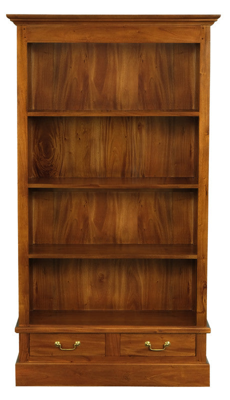 Tasmania 2 Drawer Bookcase (Light Pecan) V199-BC002PNLP