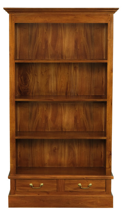 Tasmania 2 Drawer Bookcase (Light Pecan) V199-BC002PNLP