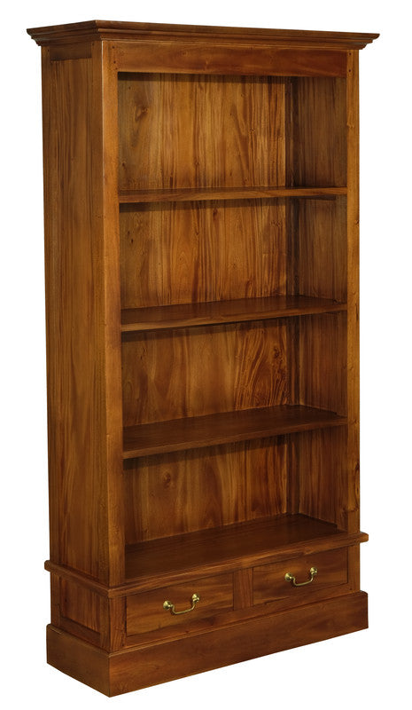 Tasmania 2 Drawer Bookcase (Light Pecan) V199-BC002PNLP