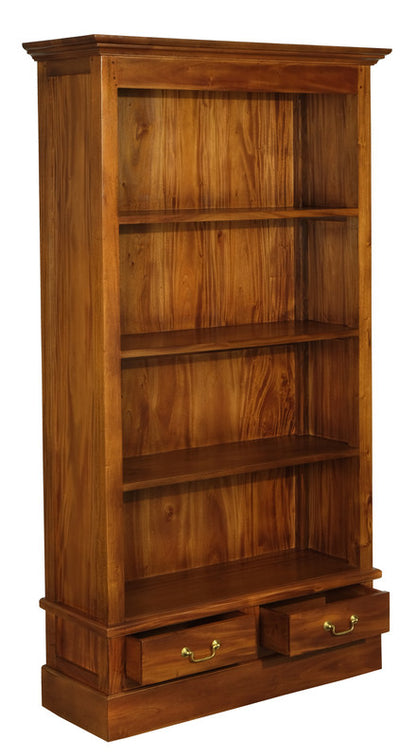 Tasmania 2 Drawer Bookcase (Light Pecan) V199-BC002PNLP