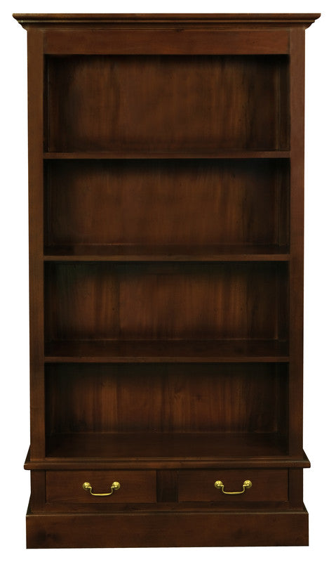 Tasmania 2 Drawer Bookcase (Mahogany) V199-BC002PNM
