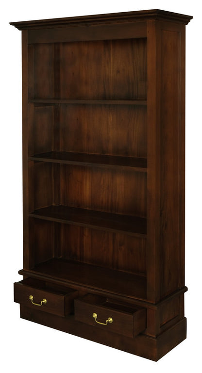 Tasmania 2 Drawer Bookcase (Mahogany) V199-BC002PNM