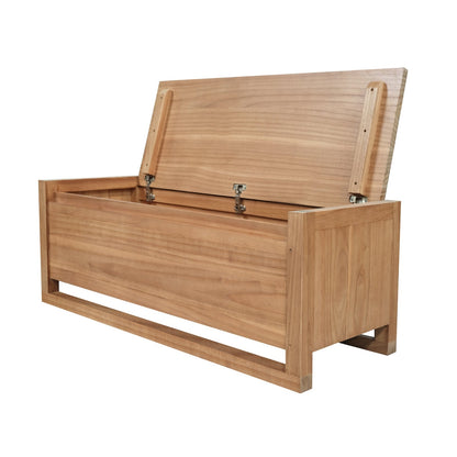 Jasper Blanket Box/Storage Bench (Natural)
