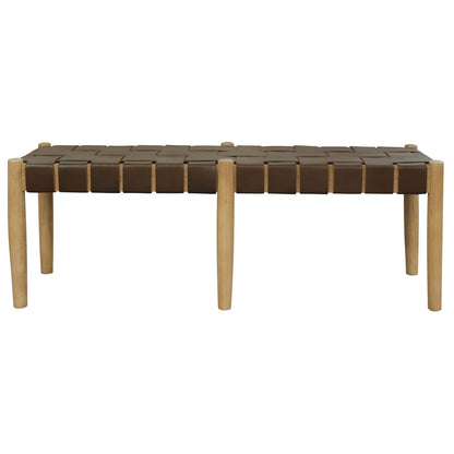 Elliot Leather Bench (Natural) V199-BE12535WLHNIW