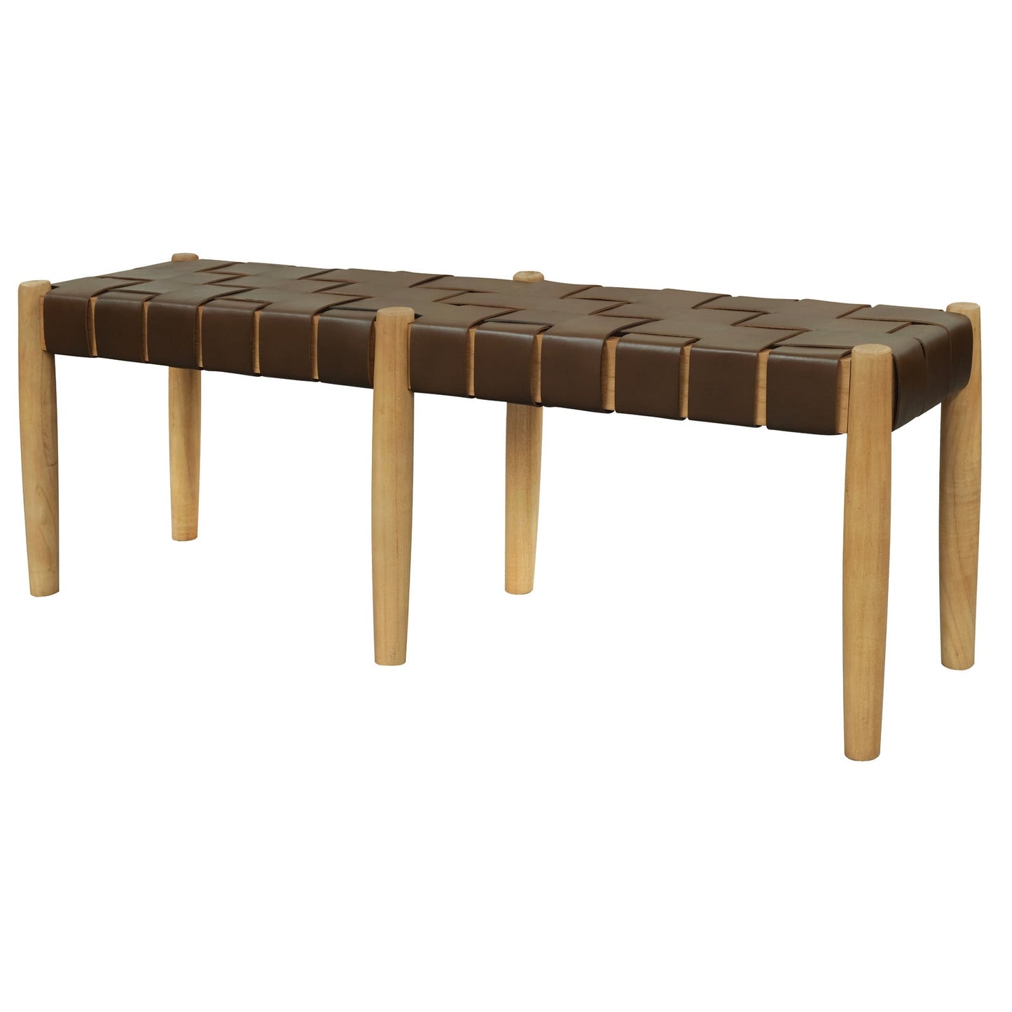 Elliot Leather Bench (Natural) V199-BE12535WLHNIW