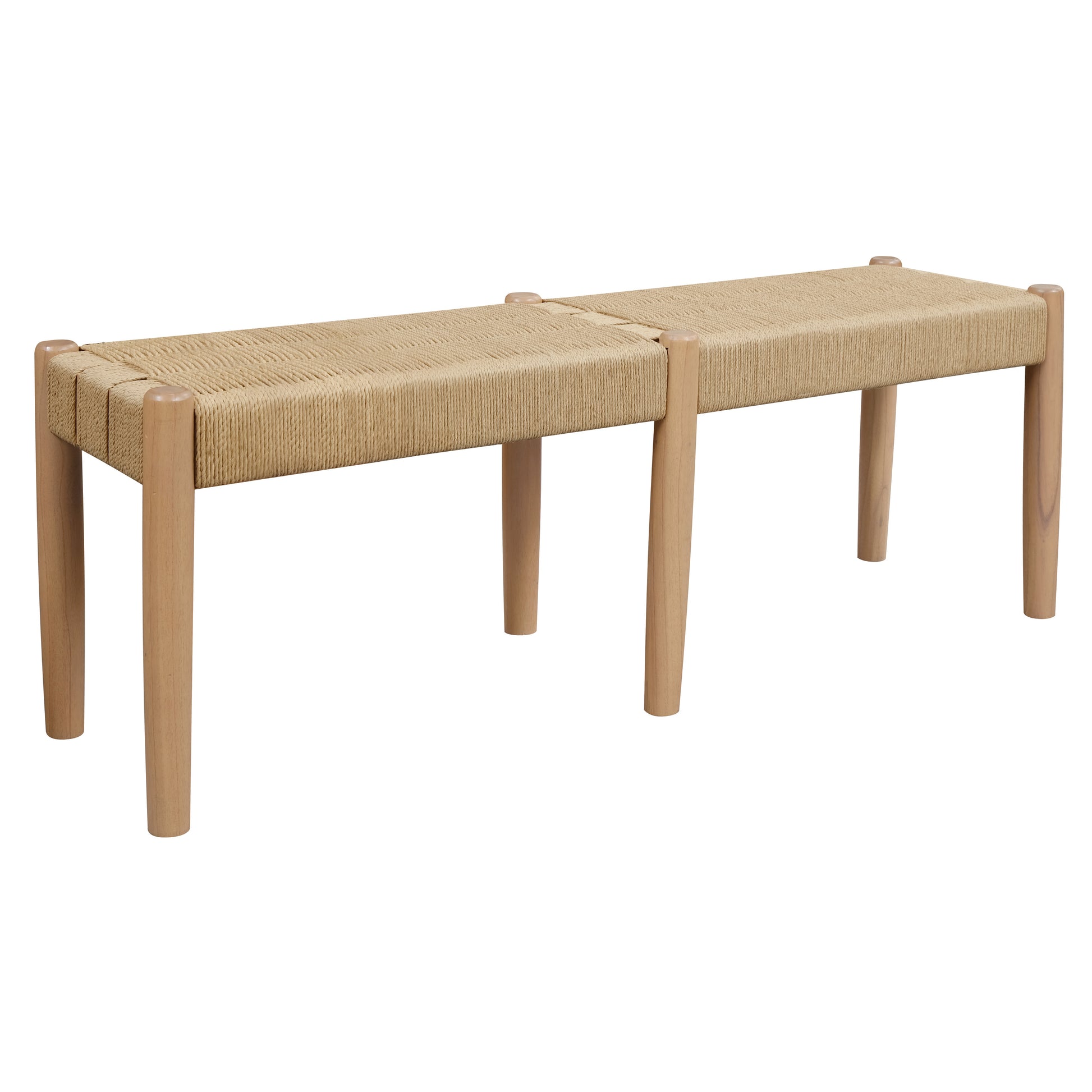 Kelly Loom Oak Bench (Natural) V199-BE125RTKLNI