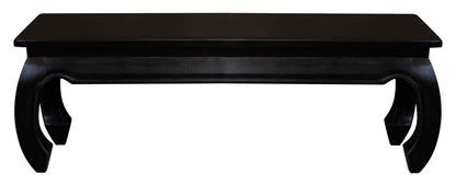 Dynasty Solid Mahogany Timber Opium Leg Bench 128 x 35 (Chocolate) V199-BE12835OLC