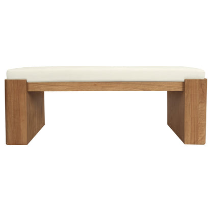 Adelle Solid Mindi Timber Bench - Small (Almond) V199-BE130ADALW