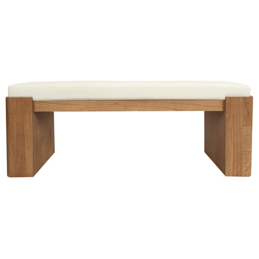 Adelle Solid Mindi Timber Bench - Small (Almond) V199-BE130ADALW