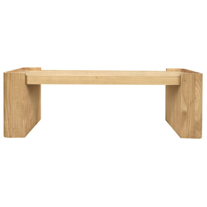 Adelle Solid Mindi Timber Bench - Small (Natural) V199-BE130ADNIW
