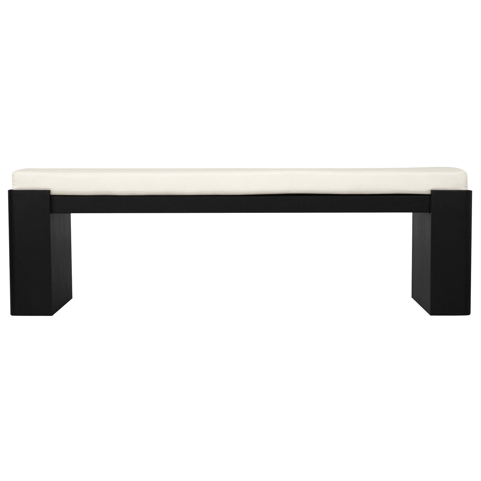 Adelle Solid Mindi Timber Bench - Large (Black) V199-BE160ADBW