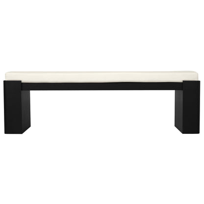 Adelle Solid Mindi Timber Bench - Large (Black) V199-BE160ADBW